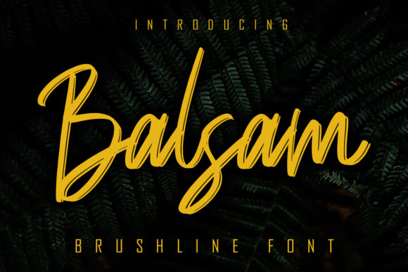 Balsam: A Relaxed Handwritten Font That Adapts to You