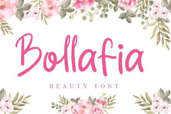 Bollafia: A Flowing Handwritten Font with Elegant Character