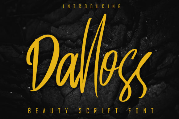 Dalloss: A Flowing, Timeless Handwritten Font for Creatives