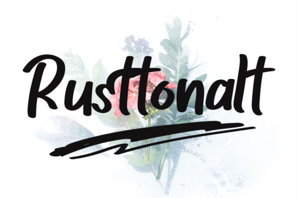 Integrating Rusttonalt into Your Creative Process for Flowing, Thick-Lettered Designs