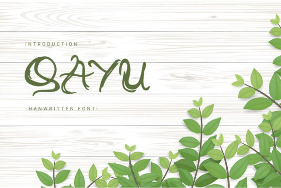Is Qayu the Right Handwritten Font for Your Next Design Project?