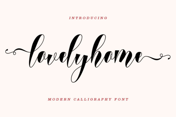 Lovelyhome: The Handwritten Font That Makes Every Word Feel Personal