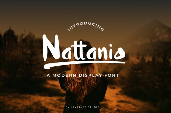 Nattanio: A Sweet and Thick Handwritten Font for Designers Who Value Process and Personality