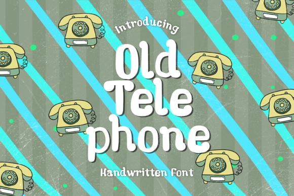 Old Telephone: A Quirky Handwritten Font That Brings Playful Energy to Every Design