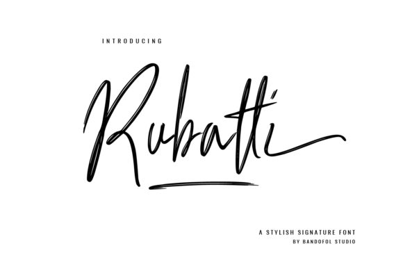 Rubatti: A Flowing Script Font That Deserves More Than Just a Quick Download