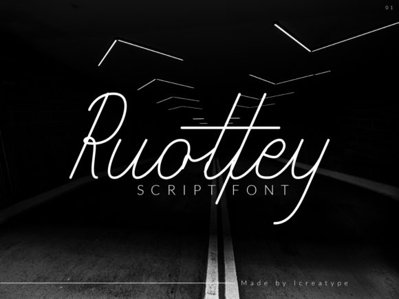 Ruottey: Applying a Handwritten Font to Modern Design Workflows