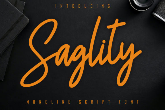Saglity: The Flowing Handwritten Font for Timeless Design