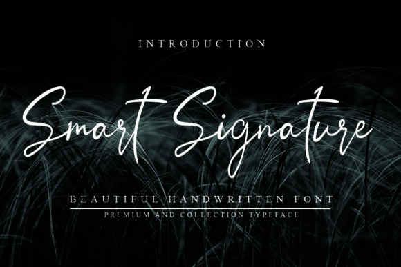 Smart Signature: The Elegant Handwritten Font for Every Project