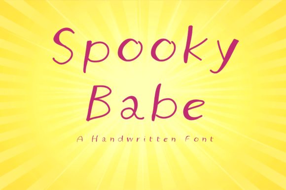 Spooky Babe: A Handwritten Font with Timeless Charm