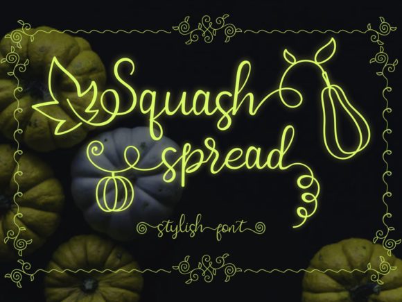 Squash Spread: The Handwritten Font That Transforms Ordinary Designs Into Personal Statements
