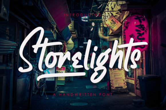 Storelights: A Bold and Timeless Handwritten Font