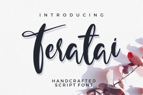 Teratai: A Handwritten Font That Brings Grace to Every Creative Project