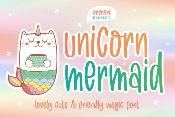 Unicorn Mermaid: A Sweet, Friendly Handwritten Font