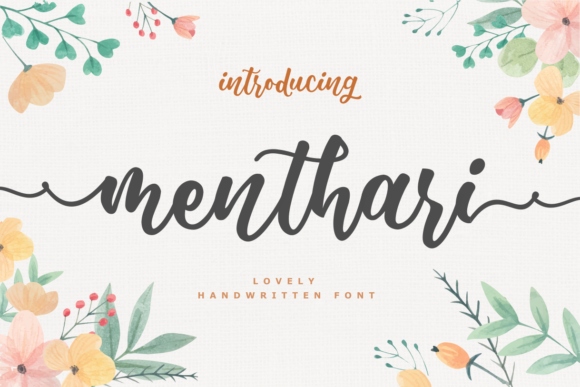 What Makes Menthari a Standout Handwritten Font