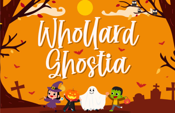 Whollard Ghostia: The Playful Handwritten Font That Brings Halloween to Life
